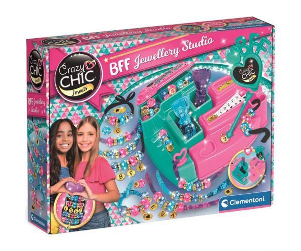 Crazy Chic: BFF ékszerkészítő stúdió kreatív szett - Clementoni