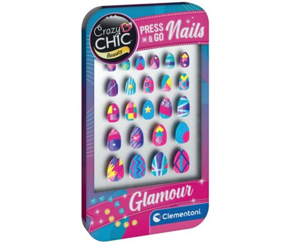 Crazy Chic: Glamour öntapadós műköröm készlet 1db - Clementoni