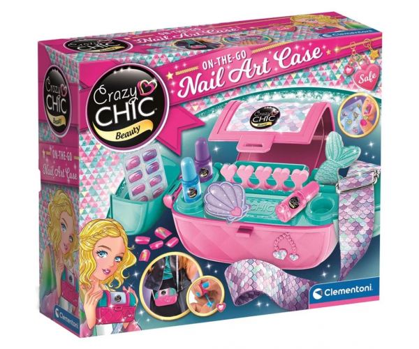 Crazy Chic: Körömstúdió táskában játékszett - Clementoni