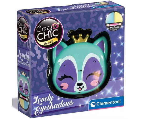 Crazy Chic: Szemhéjfesték róka alakú tárolóban - Clementoni