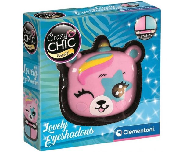 Crazy Chic: Szemhéjfesték maci alakú tárolóban - Clementoni