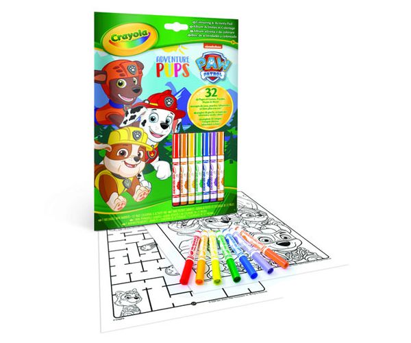 Crayola: Mancs őrjárat kifestő és foglalkoztató