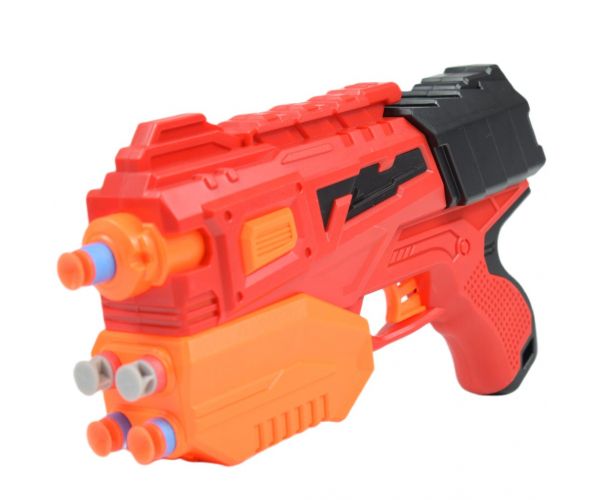 Crazy Launcher: Manuális szivacslövő szett céltáblával és lövedékkel 24cm