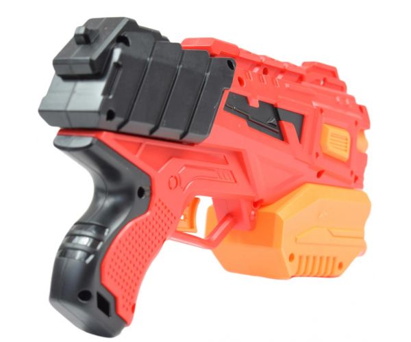 Crazy Launcher: Manuális szivacslövő szett céltáblával és lövedékkel 24cm