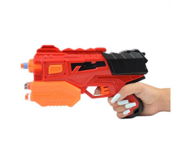 Crazy Launcher: Manuális szivacslövő szett céltáblával és lövedékkel 24cm
