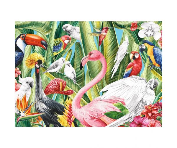 Creative Paradicsommadarak 500db-os színezhető puzzle - Trefl
