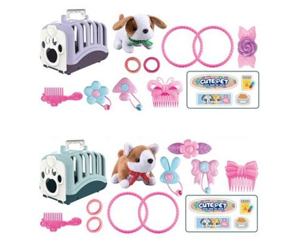 Cute Pet kutyás kisállathordozó játékszett kétféle változatban