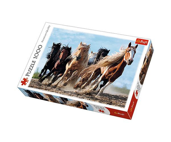 Vágtázó lovak 1000db-os prémium puzzle - Trefl