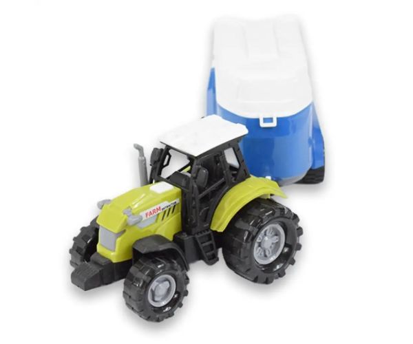 Farm Truck: Traktor s prívesom na prepravu koňa so svetlom a zvukom 23cm