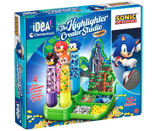 Idea! Ježko Sonic zvýrazňovač tvorca kreatívna súprava - Clementoni