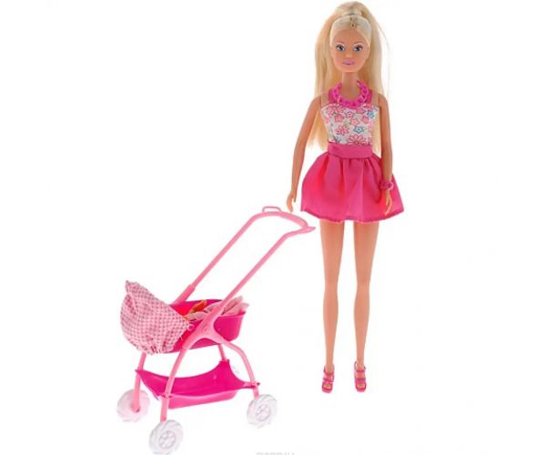 Steffi Love: Bábika s kočíkom v 2 variantoch - Simba Toys