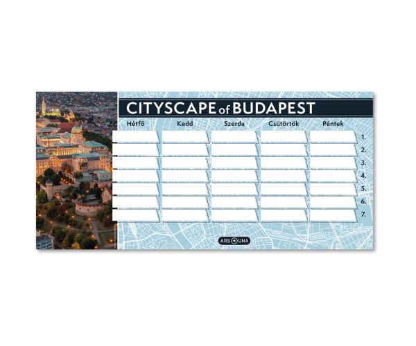 Ars Una: Cityscape jednostranný, obojstranný rozvrh hodín