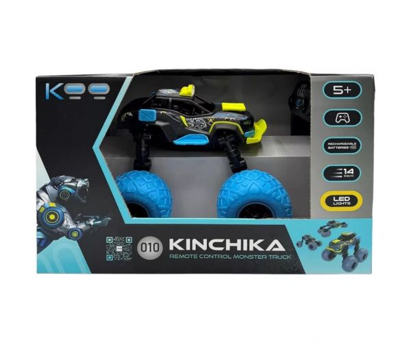 KOO: Kinchika 010 diaľkovo ovládaný transformovateľný Monster Truck s LED osvetlením