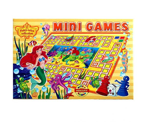 Ariel a malá morská víla mini stolná hra - D-Toys