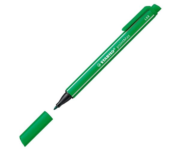 Stabilo: pointMax zelený popisovač M 0,8mm