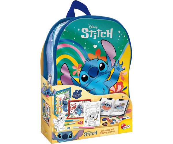 Disney Stitch výtvarná súprava v batohu - Lisciani
