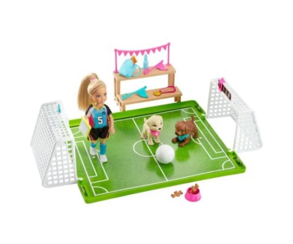 Barbie Dreamhouse Adventures: Chelsea futbalový herný set - Mattel