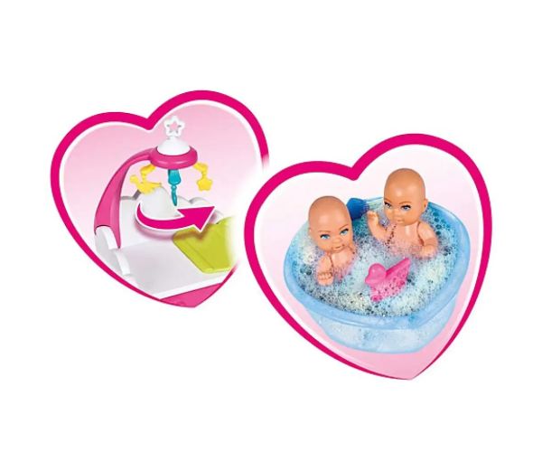 Steffi Love: Tehotná Steffi Love bábika s príslušenstvom- Simba Toys