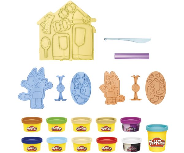 Play-Doh: Bluey Make n Mash Costumes súprava modelovacej hmoty - Hasbro