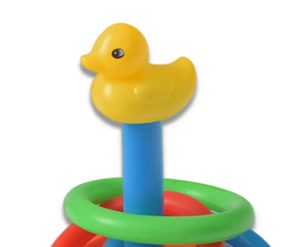 Farebná kačka - sada na hod s obručou