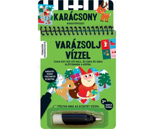 Kúzli s vodou omaľovánka - Vianoce