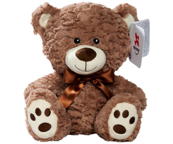 Nicotoy: Sediaci plyšový medveď v rôznych farebných variantoch 25cm 1ks – Simba Toys