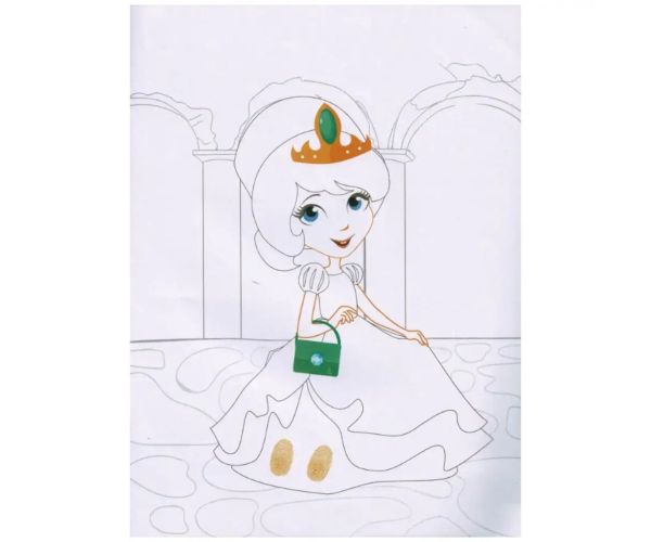 Maľuj svojím prstom - Princezné
