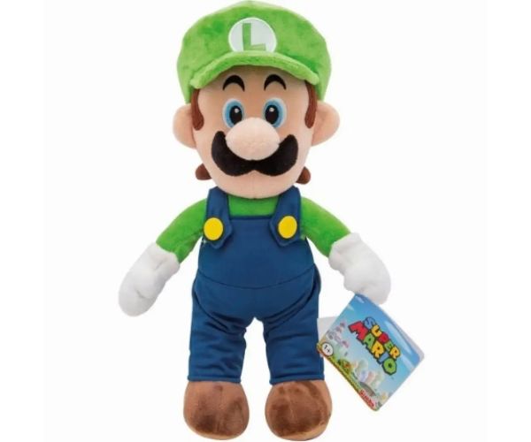 Super Mario: Luigi 30cm plyšová figúrka