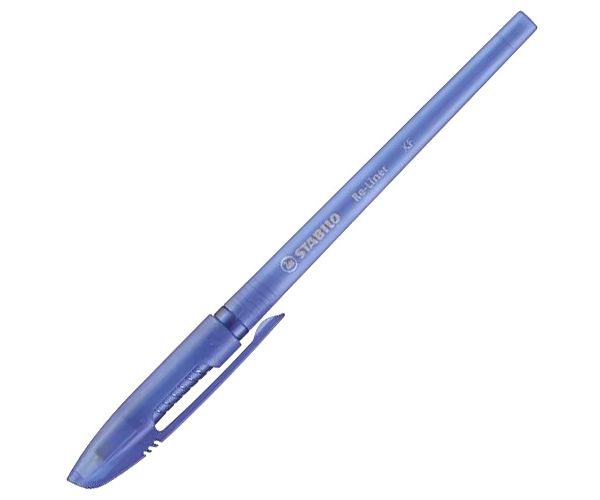 Stabilo Re-Liner XF guľôčkové pero v modrej farbe 0,5 mm