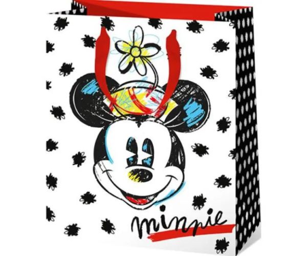 Minnie Mouse retro darčeková taška 11x15x6cmm