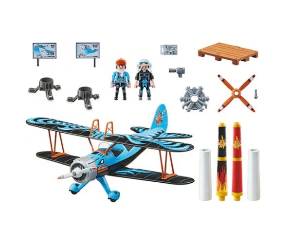 Playmobil: Air Stuntshow - Dvojplošník Fénix (70831)