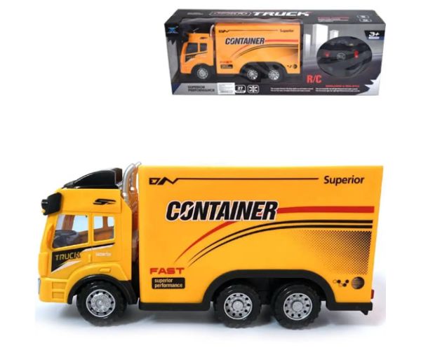RC Diaľkovo ovládaný kontajnerový nákladný automobil s svetelnými efektmi 27MHz 1/14 veľkosti