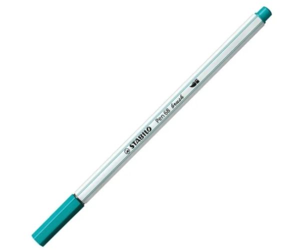 Stabilo: Pen 68 tyrkysovo-modrá štetcová fixka
