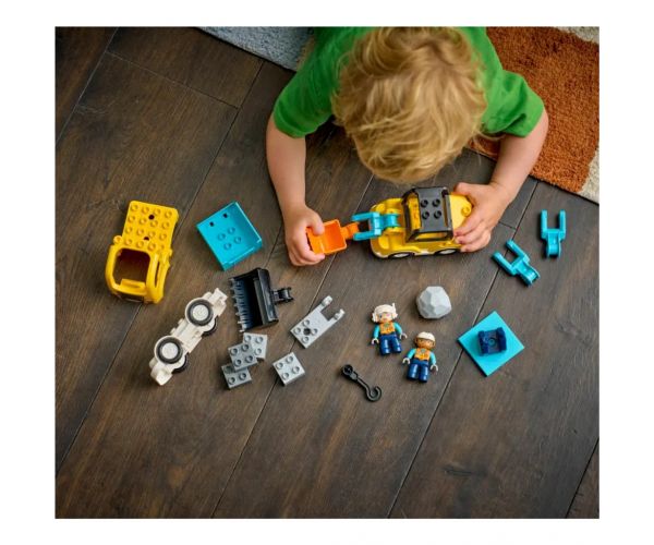 LEGO® DUPLO®: 3 v 1 stavebné stroje (10475)