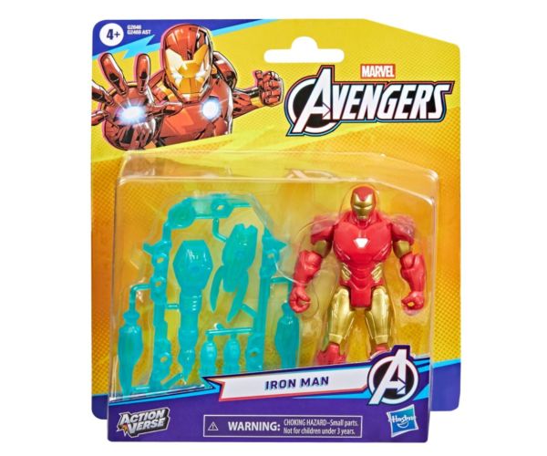 Marvel Mstitelia Action Verse figúrka Iron Mana – Hasbro