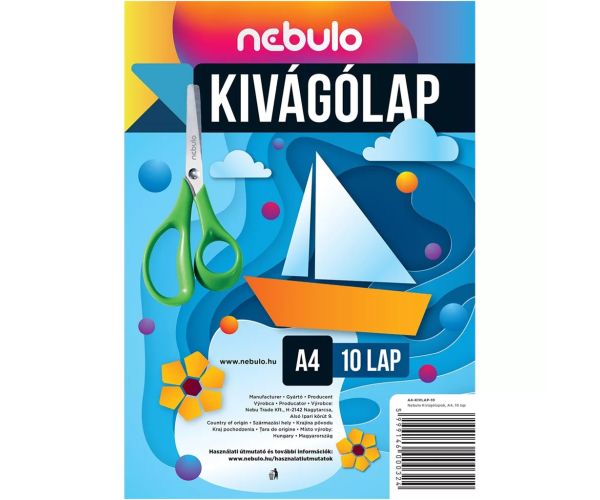 Nebulo: Vystrihovací list A4, 10 listov