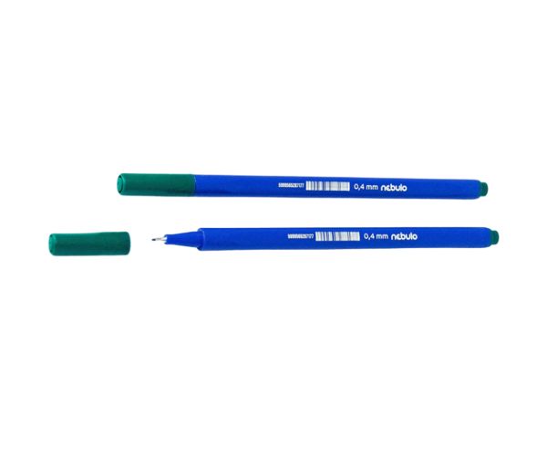 Nebulo: Trojuholníkové liner pero zelená farba 0,4 mm – 722-B