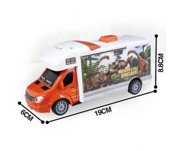 RC Travel City Autobux so svetlom na diaľkové ovládanie 27MHz 1/32  25 cm