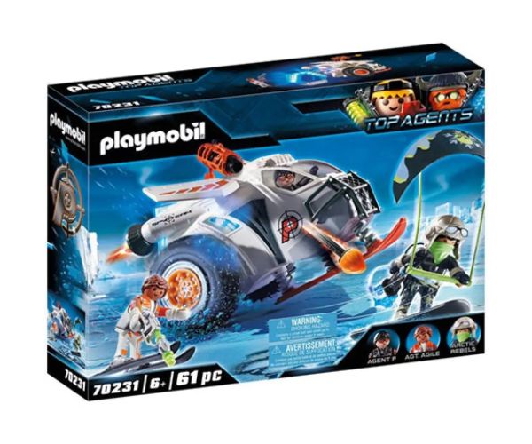Playmobil: Top Agents - SPY TEAM Snežný klzák (70231)