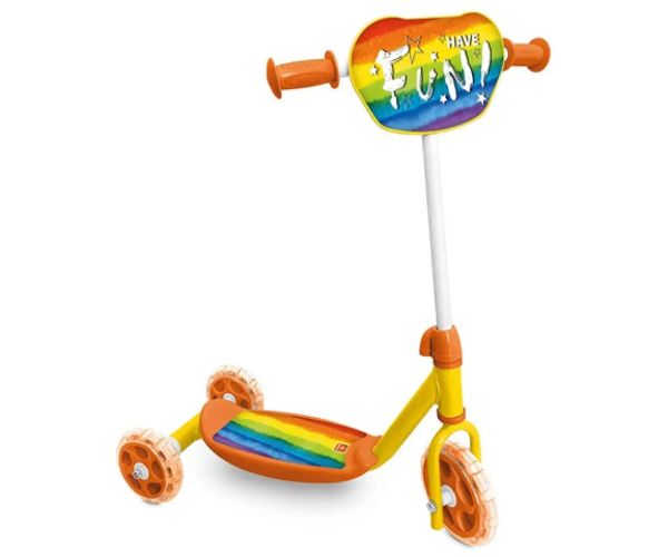 Trojkolesová kolobežka s vzorom Rainbow - Mondo Toys