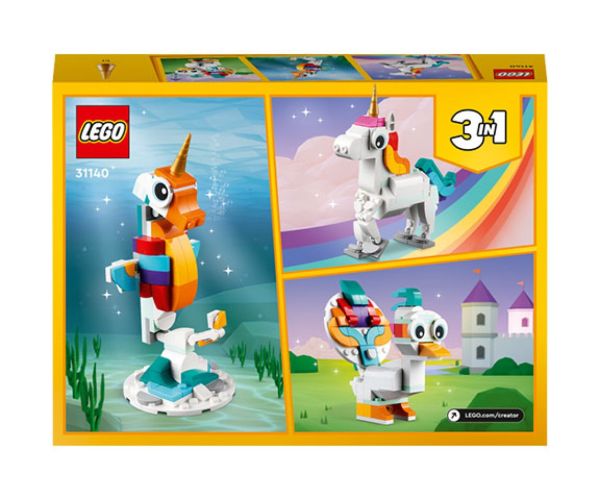 LEGO® Creator: Čarovný jednorožec 3 v 1 (31140)