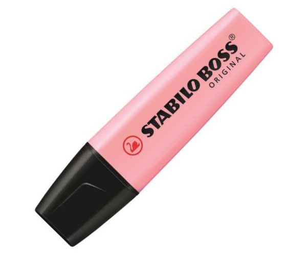 Stabilo: BOSS Original Pastel ružový zvýrazňovač 2-5mm