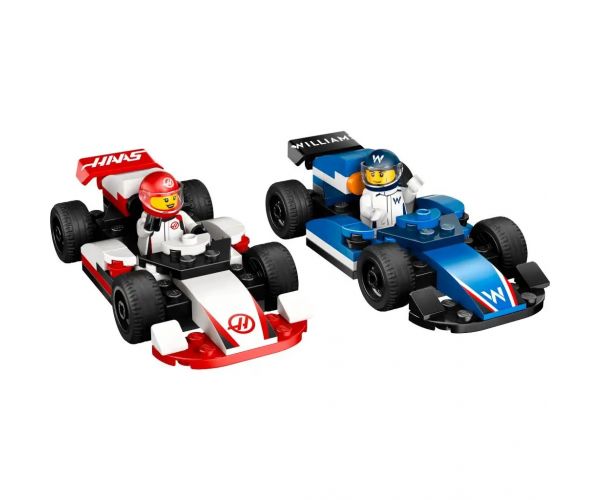 LEGO® City: F1®-ové preteky Williams Racing a Haas F1® autá (60464)