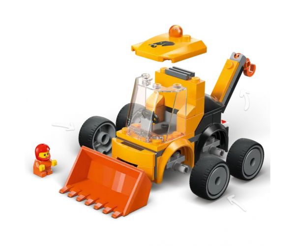LEGO® City: Vozidlá – Stavebný nakladač (60483)