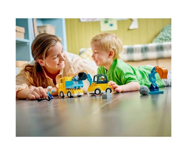 LEGO® DUPLO®: 3 v 1 stavebné stroje (10475)