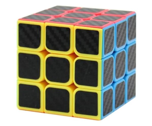 Cube World: Magická kocka s karbonovým vzorom 3x3