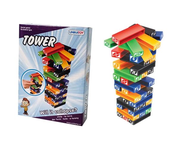 Mini Jenga veža zručnostná hra