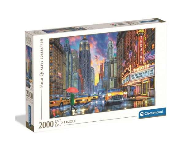 Esős Manhattan 2000db-os HQC puzzle - Clementoni