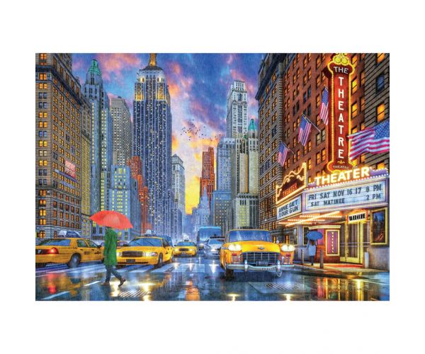 Esős Manhattan 2000db-os HQC puzzle - Clementoni