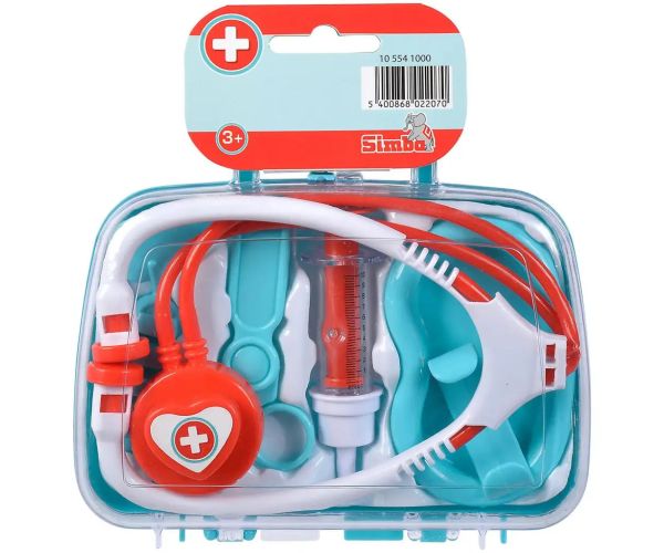 Lekárska taška so stetoskopom v dvoch variantoch 7-dielny set - Simba Toys